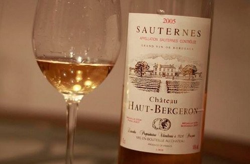 Sauternes ღვინოების მახასიათებლები